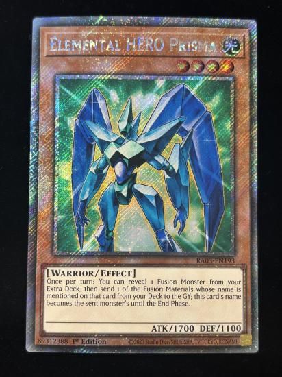 【状態A】●(EU版)ELEMENTAL HERO PRISMA(RA03-EN193)(Platinum)