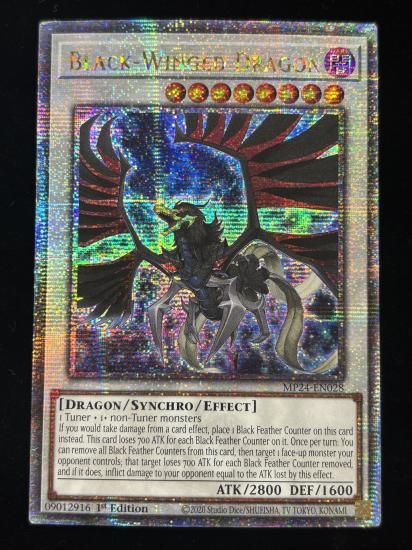【状態B】●(北米版)BLACK-WINGED DRAGON(MP24-EN028)(QCSE)