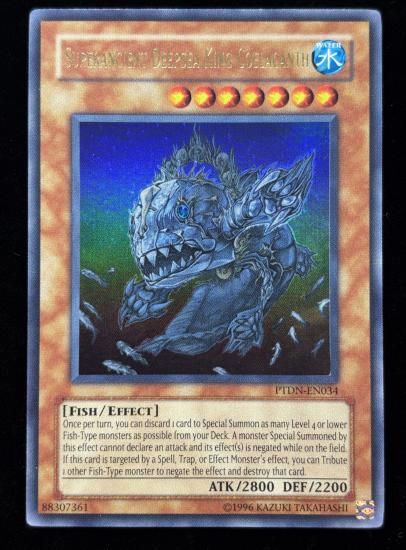【状態B】●(北米版)SUPERANCIENT DEEPSEA KING COELACANTH(PTDN-EN034)(UR)