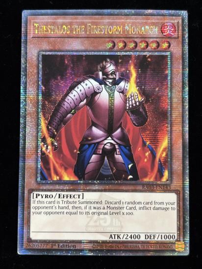 【状態C】●(EU版)THESTALOS THE FIRESTORM MONARCH(RA03-EN143)(QCSE)