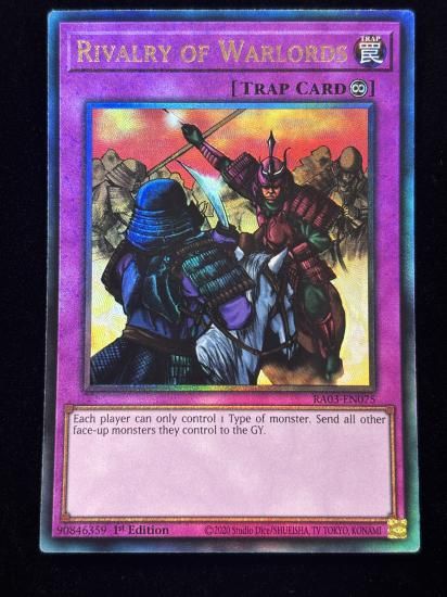 【状態A】●(EU版)RIVALRY OF WARLORDS(RA03-EN075)(UL)