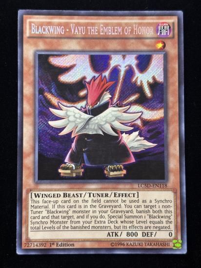 【状態C】●(北米版)BLACKWING-VAYU THE EMBLEM OF HONOR(LC5D-EN118)(SE)