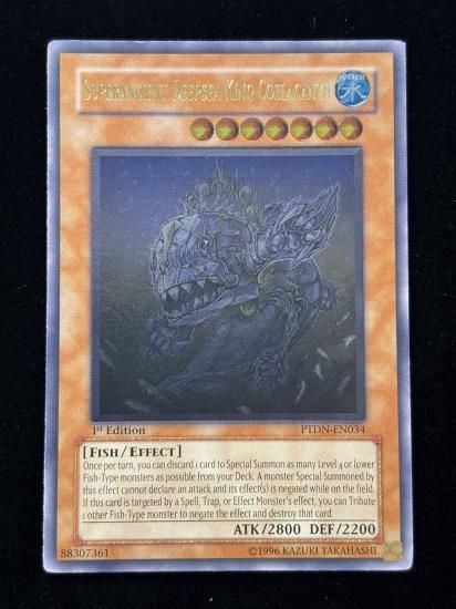 【状態C】●(北米版)SUPERANCIENT DEEPSEA KING COELACANTH(PTDN-EN034)(UL)