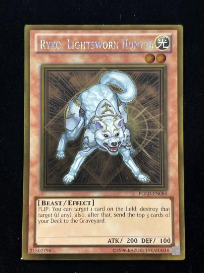 【状態C】●(EU版)RYKO, LIGHTSWORN HUNTER(PGLD-EN086)(GR)