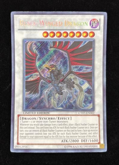 【状態B】●(北米版)BLACK-WINGED DRAGON(CT07-EN002)(SE)