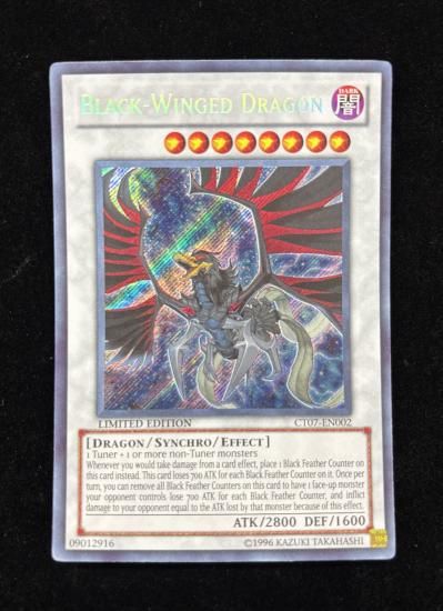 【状態B】●(北米版)BLACK-WINGED DRAGON(CT07-EN002)(SE)