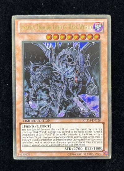 【状態C】●(北米版)GRAPHA,DRAGON LORD OF DARK WORLD(GLD5-EN028)(GR)