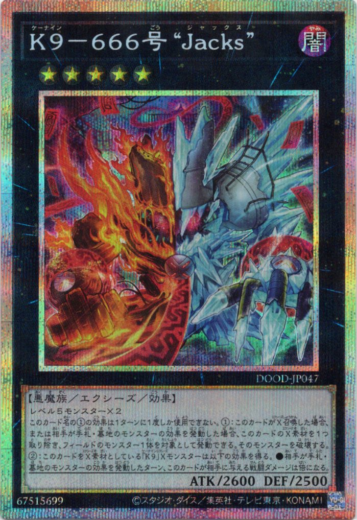 K9666号Jacks【PSE】〈DOOD-JP047〉